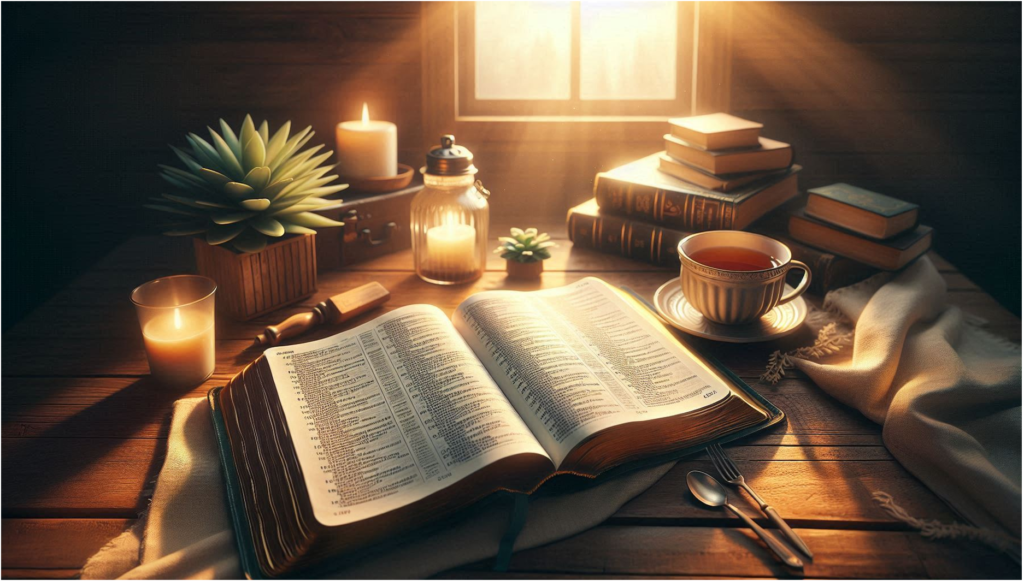 bible on the table